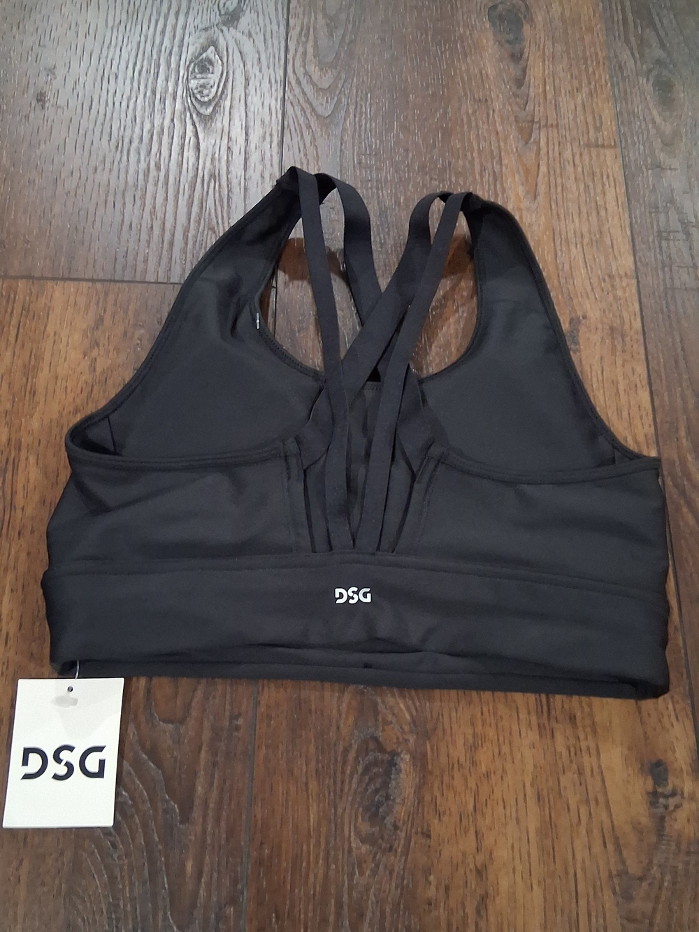 DSG Women's Black Strappy Sports Bra
